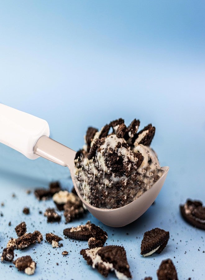 Fackelmann Ice Cream Scoop with Stylish Arcadalina Plastic Handle | Premium Durable Stainless Steel |Ergonomic Comfort Grip and Hanging Loop - Image 4